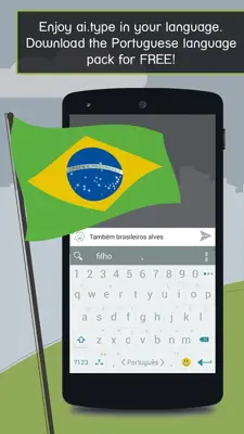 ai.type Brazil Predictionary android App screenshot 2